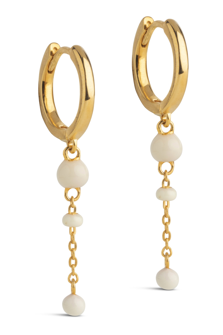 Enamel - Hoops Lola Bold øreringe fra Daisy Jewel Box