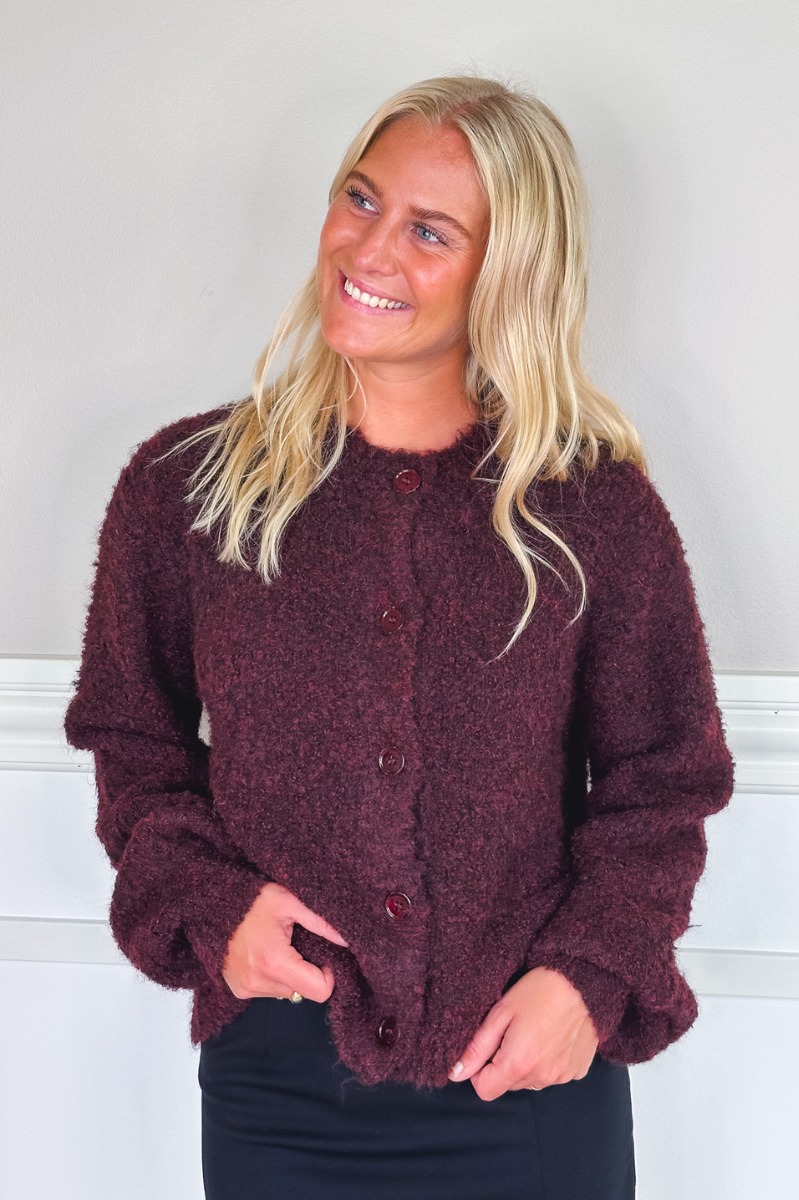 Loved By Lykke - Cardigan - Lykke Cardigan - Bordeaux