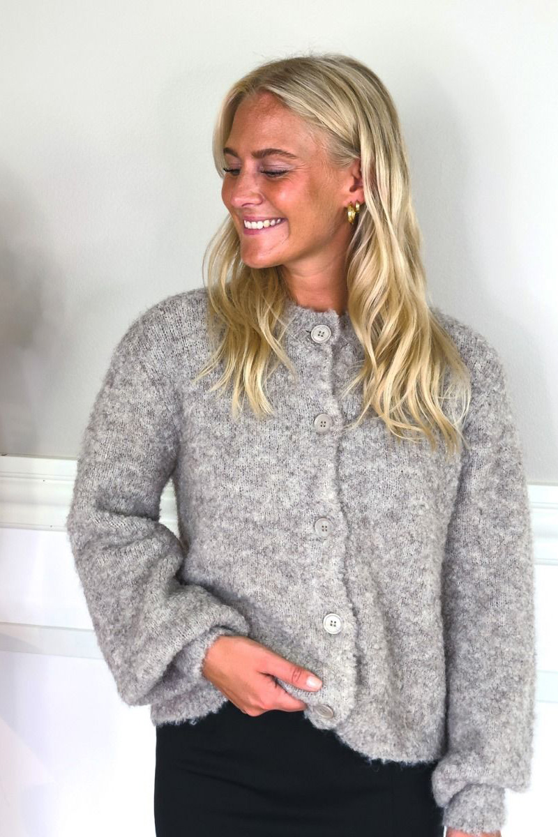 Loved By Lykke - Cardigan - Lykke Cardigan - Medium Grey