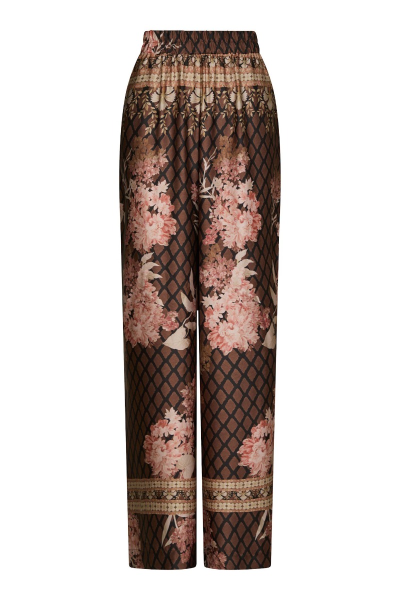 Neo Noir - Lunet Botanical Border Bukser - Black