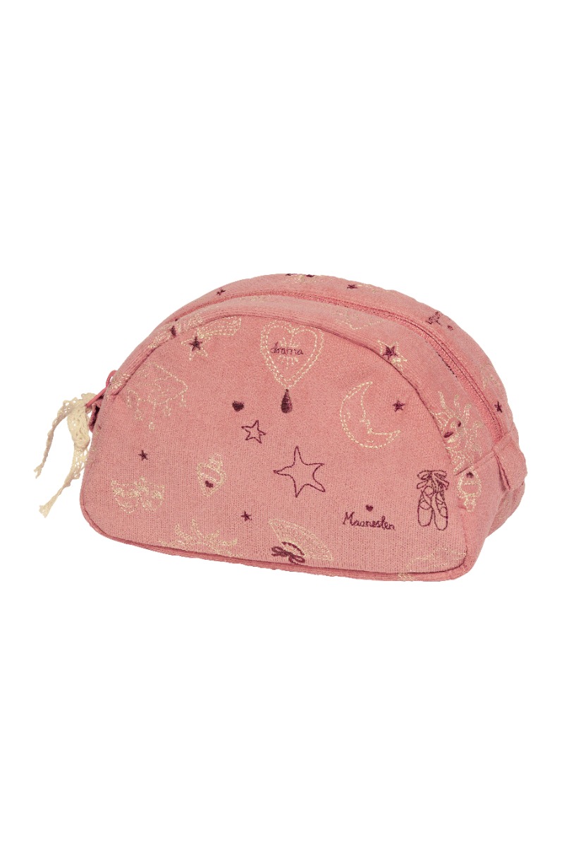 Maanesten - Makeup Taske Medium - Pink Theatre Magic