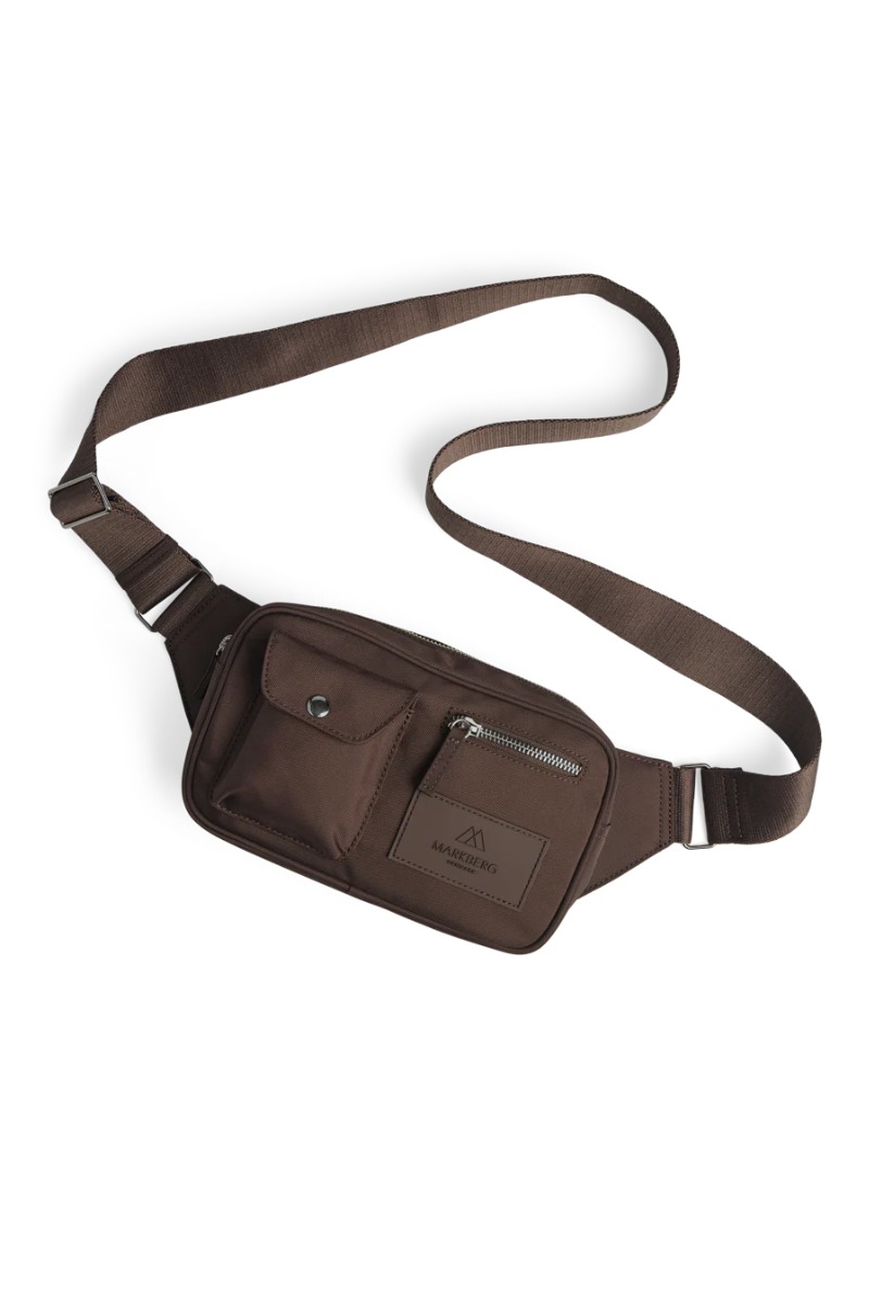 Markberg Darlambg Bum Bag Monochrome - Mørkebrun Taske