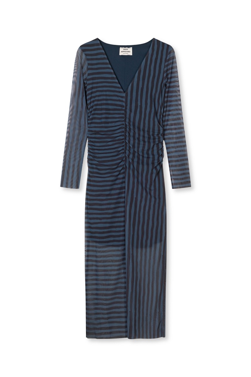 Mads Nørgaard - Kjole - My Mesh Misa Dress - Parisian Nightblack