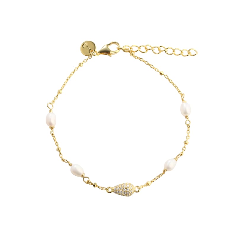 Pav? Bracelet  Golden