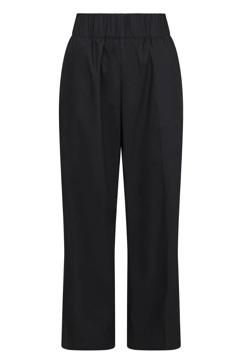 Neo Noir - Yana Poplin Bukser - Black Jewel Box tilbud
