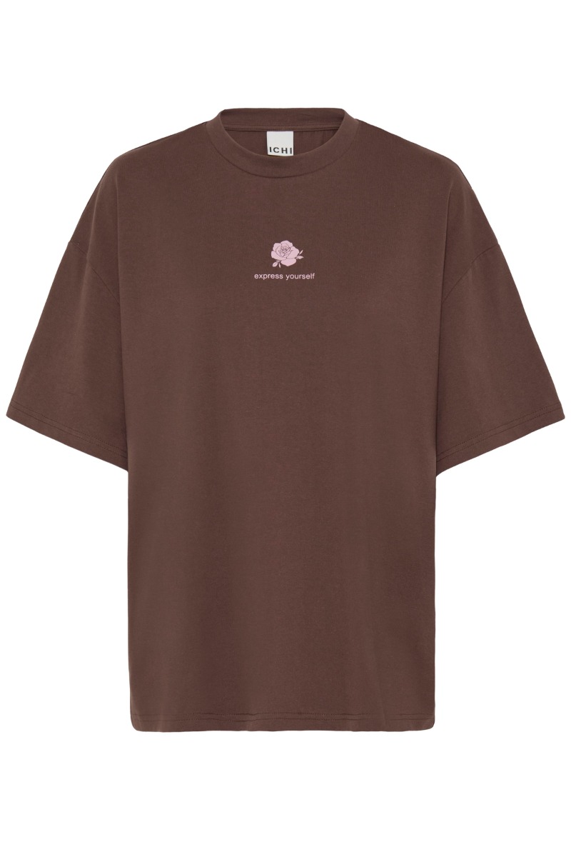 Ichi T-shirt Bexi Ss6 - Chokolade Torte W Zephyr