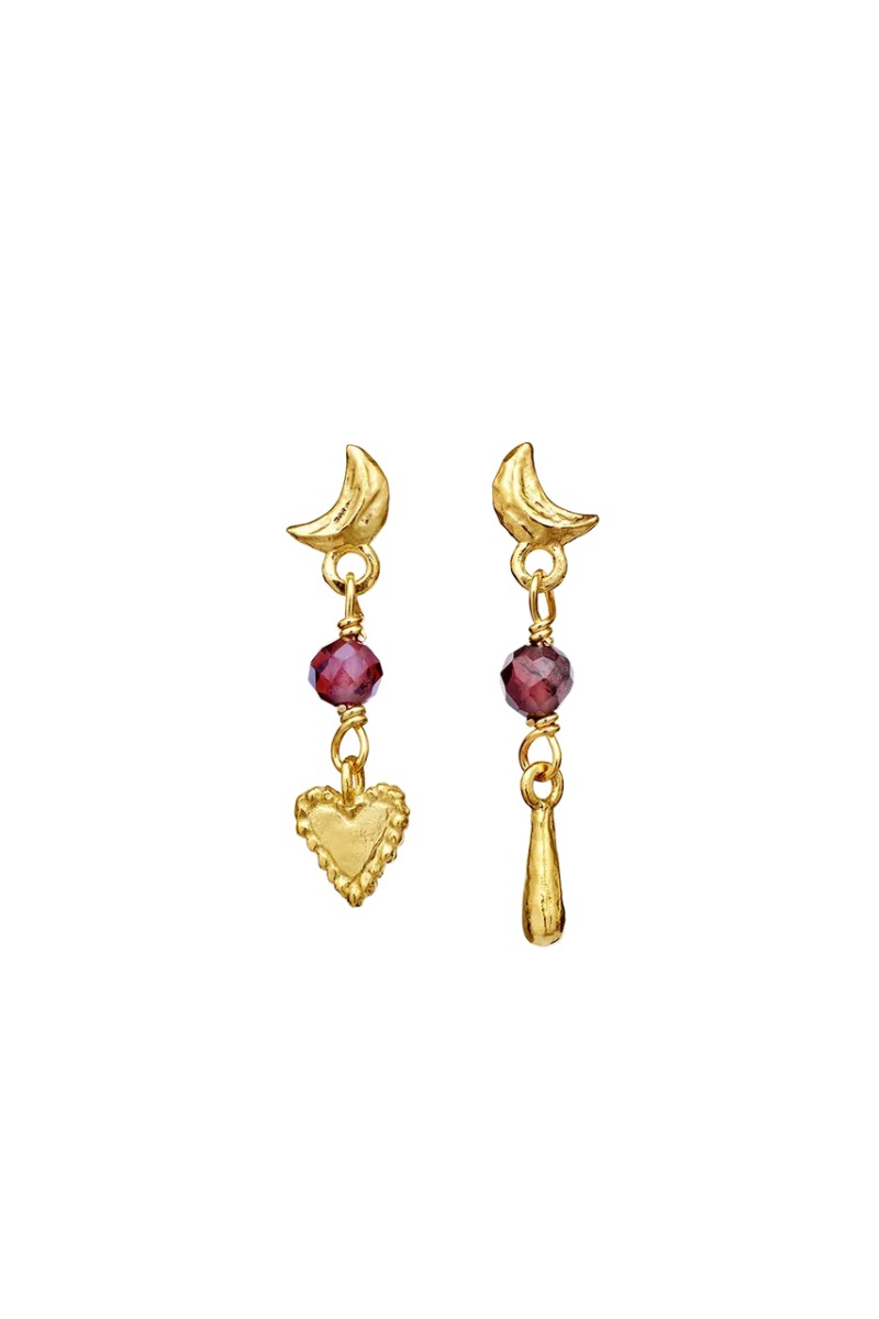 Maanesten - øreringe - Nuova Earrings - Guld