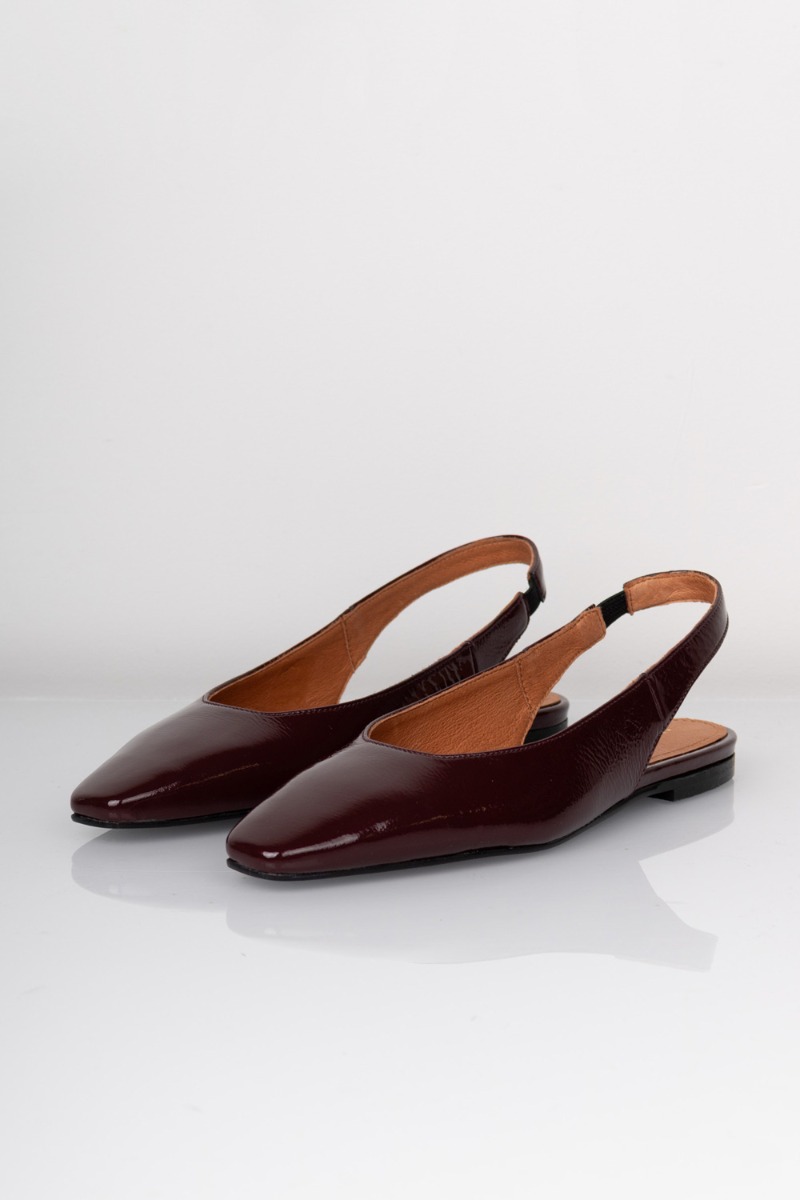 Phenumb Ballerina i Bordeaux - Elegant og Komfortabel