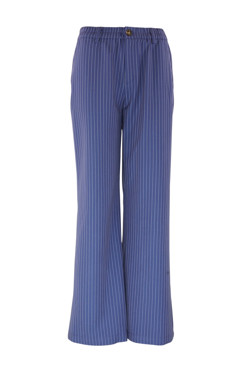Continue - Bukser - Roberta Stripe - Blå Striber Udsalg