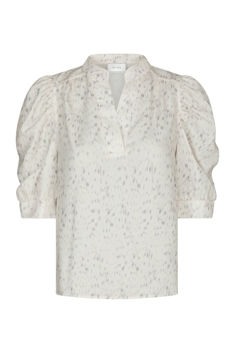 Neo Noir - Roella Dull Ditsy Bluse - Off White Udsalg