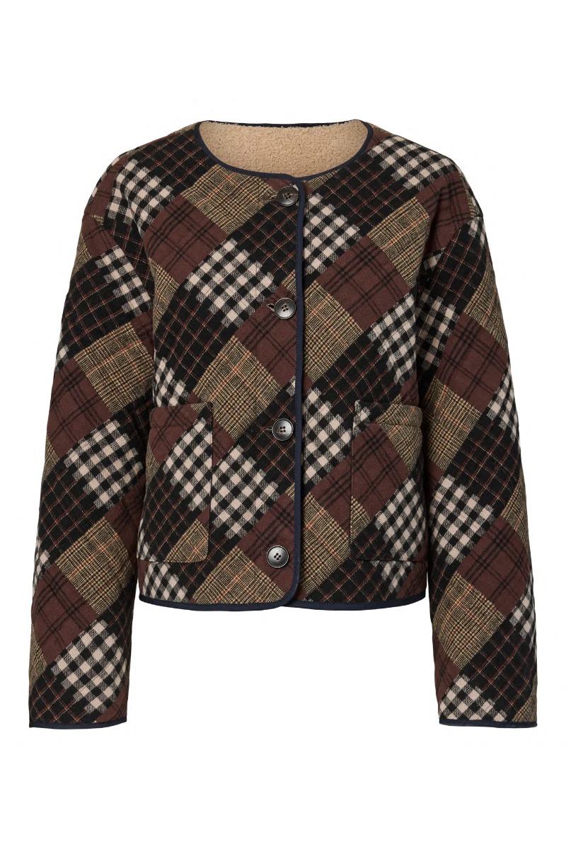 Yas - Vendbar Kviltet Jakke - Anari Ls - Sort