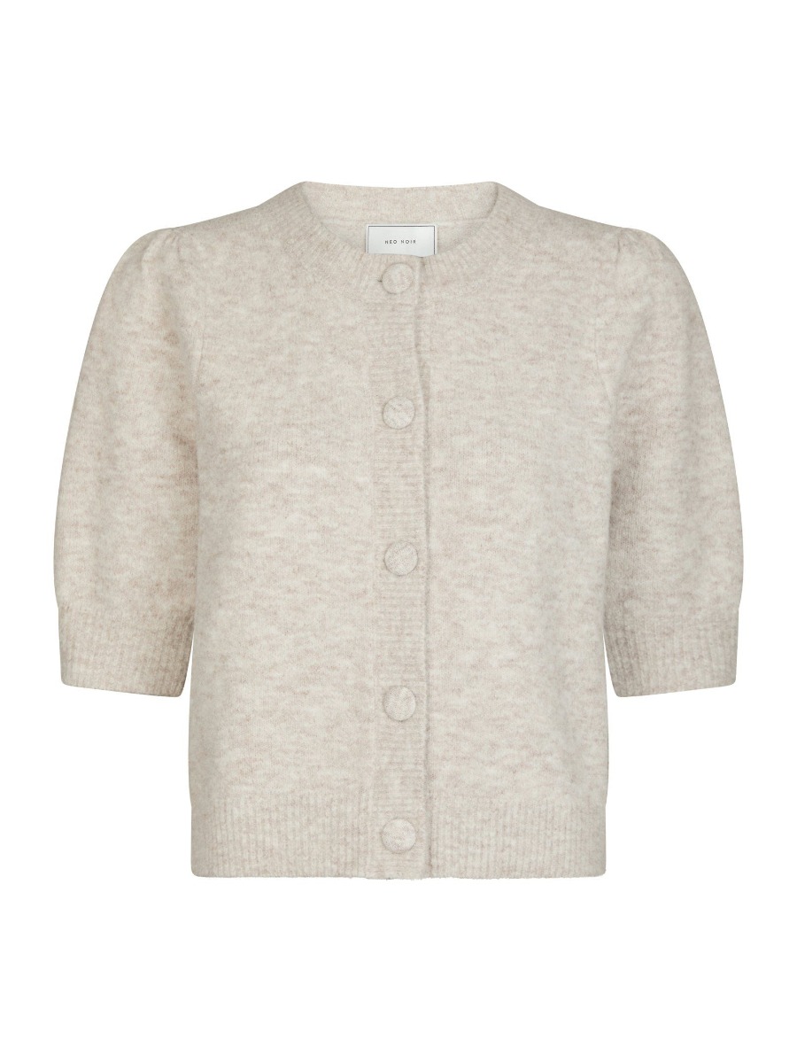 Neo Noir - Trudy Strik Cardigan - Beige Melange