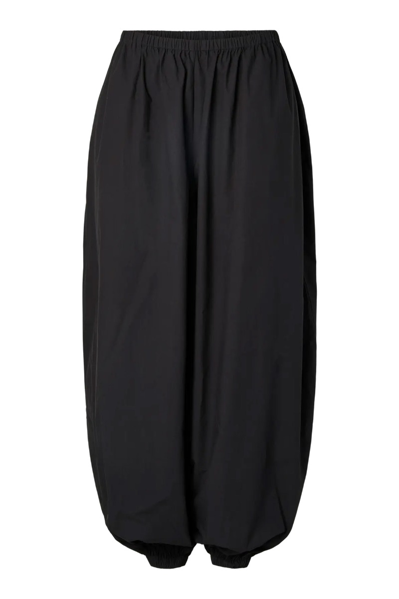 Pieces - Bukser - Bella Mw Balloon Pants - Black Levering Start December