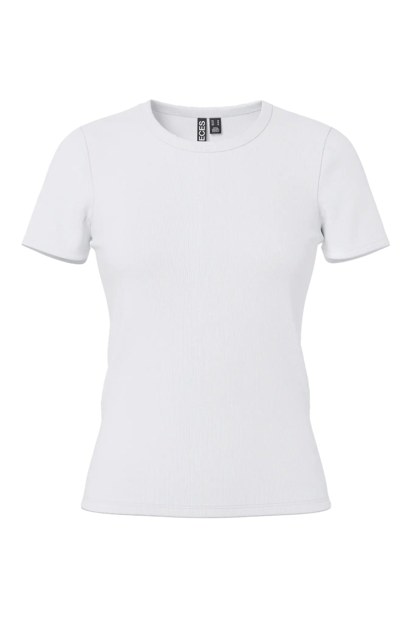 Pieces - T-shirt - May Ss Tee - Bright White
