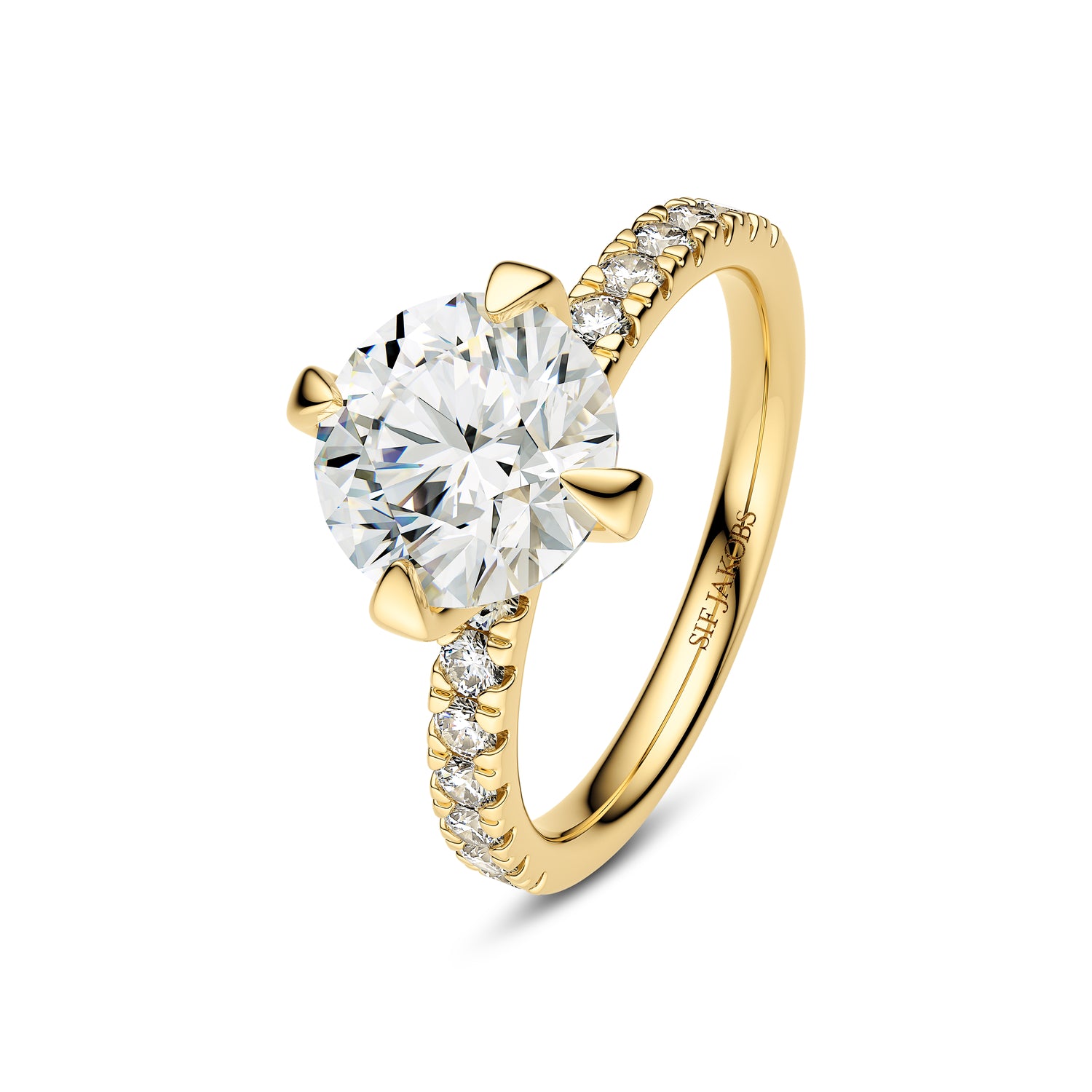 Ring Venice Solitaire Altro - 14 Kt Guld El Hvidguld 080-340 Ct Tw G-h Vs Lab-grown Diamanter