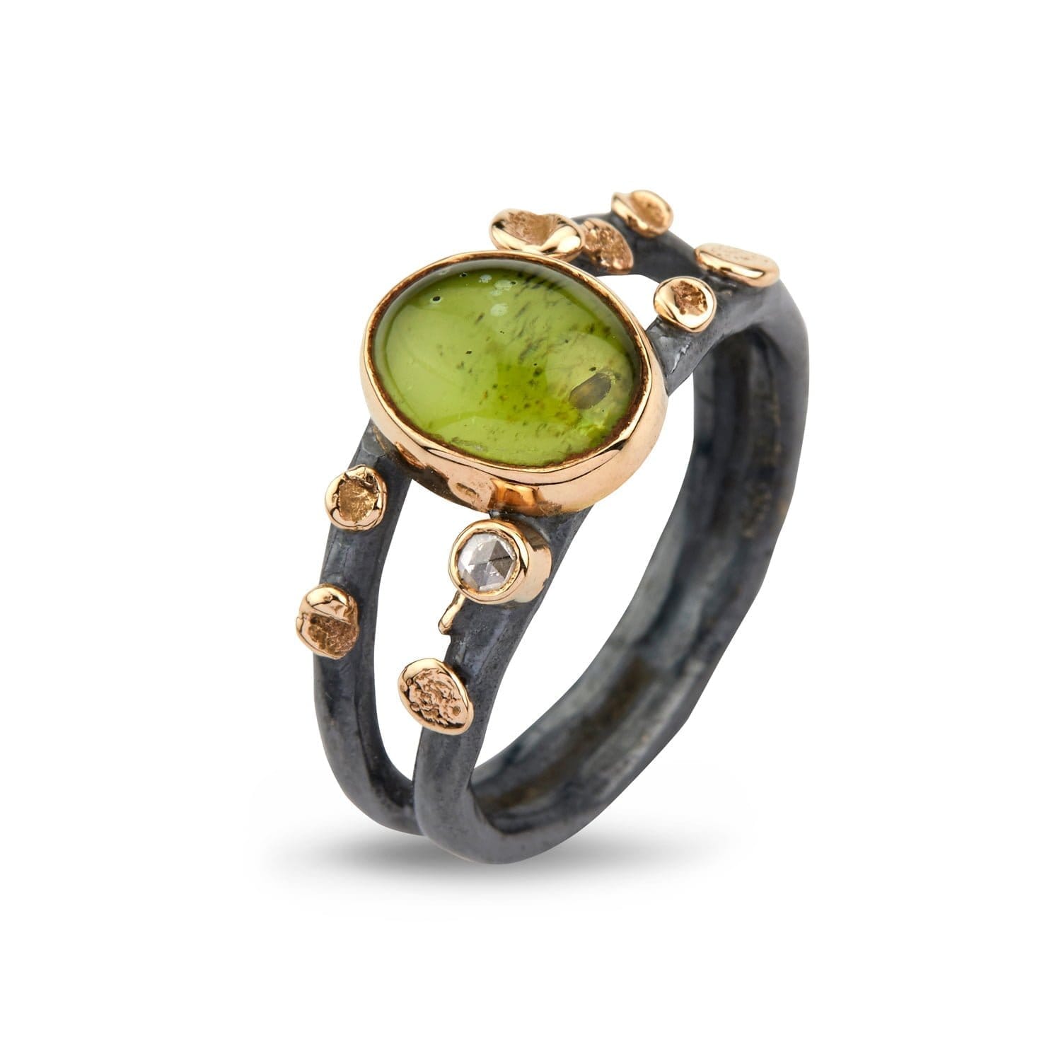 Ring Cara Peridot - Eksklusiv Diamantring fra Bybirdie.dk