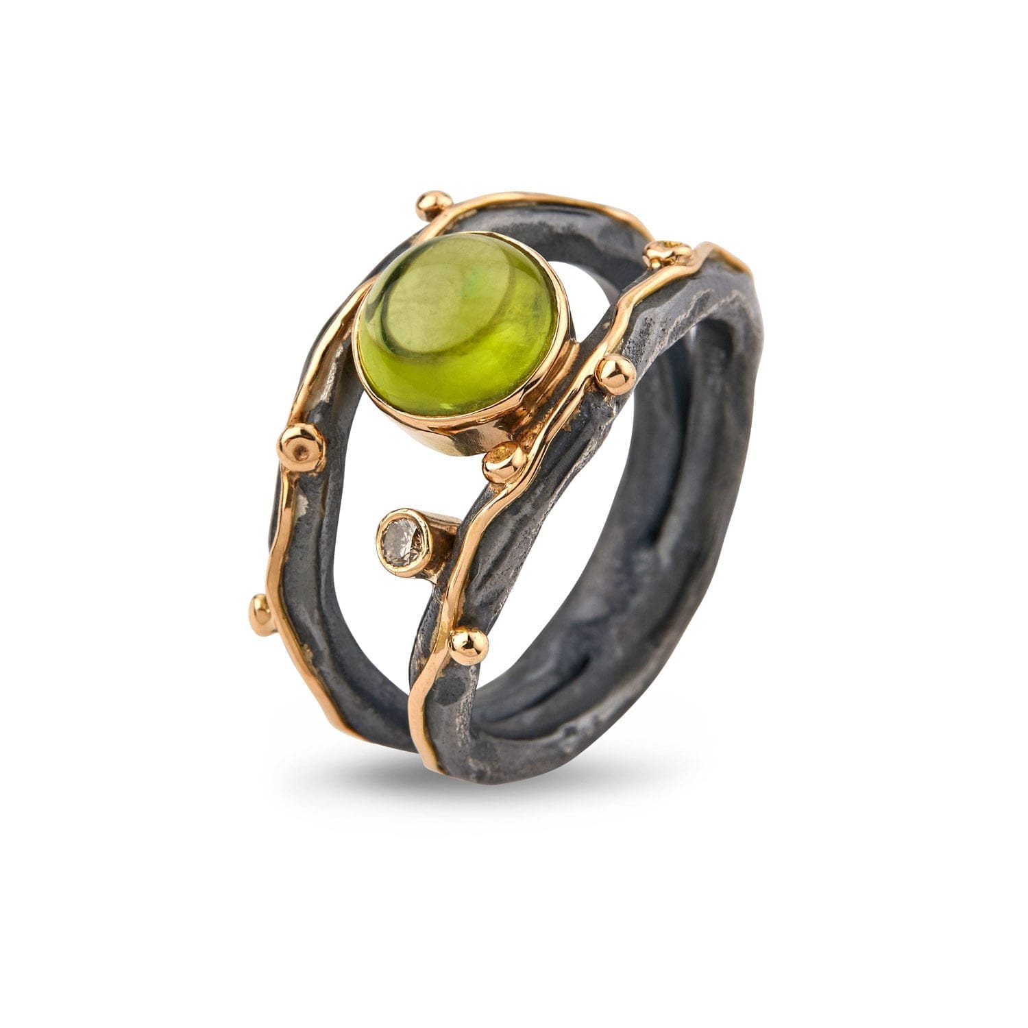 Ring Zeus Dubeca Peridot – Elegant Smykke med Energi