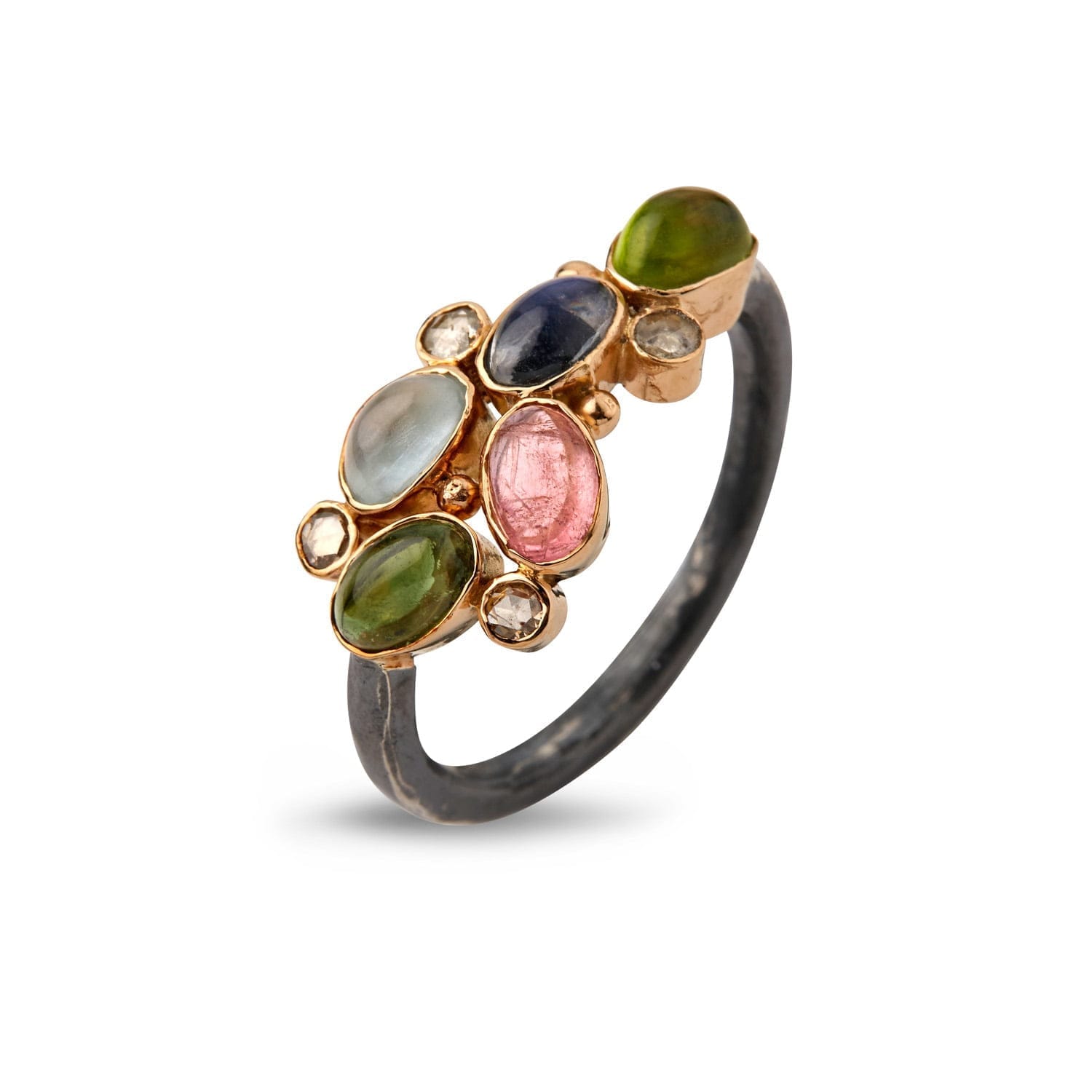 Ring Elisabeth Cabochon med Ædelsten - Fantastisk Tilbud!