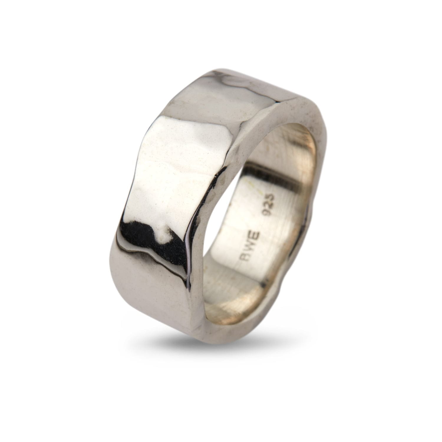 Shackleton Polished Sølvring til Mænd - Elegant Design