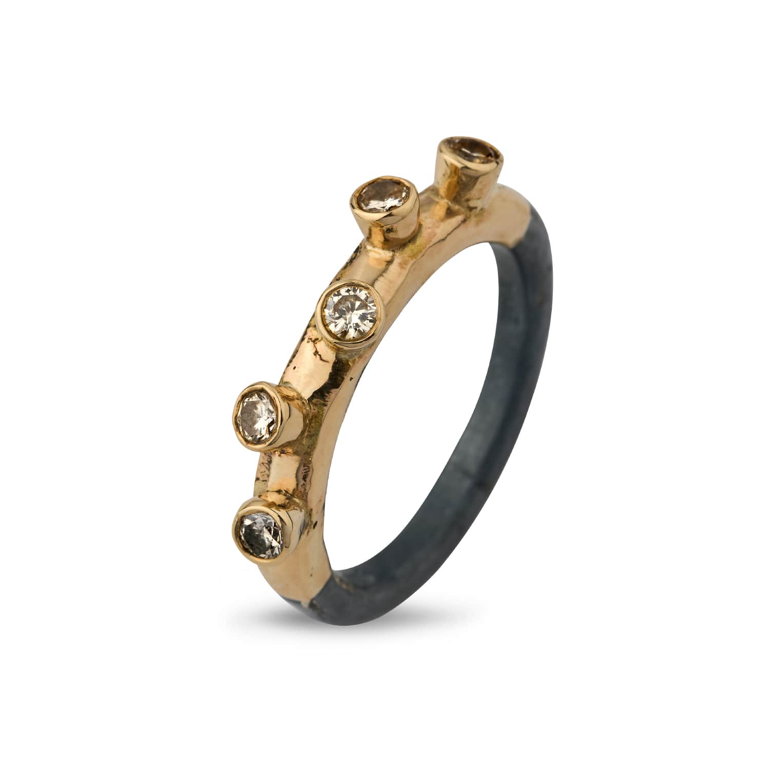 Ring Sarah-5 – Diamantring fra Bybirdie.dk