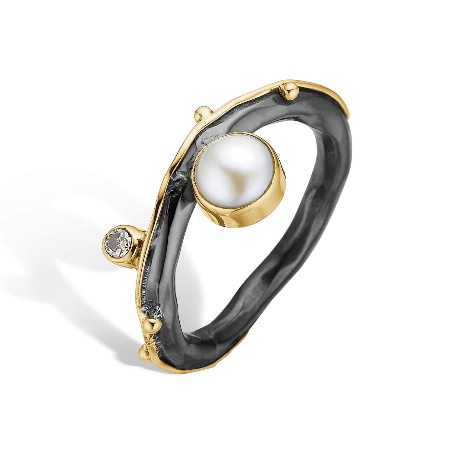 Louise Perle Ring – Elegant perlering fra By Birdie