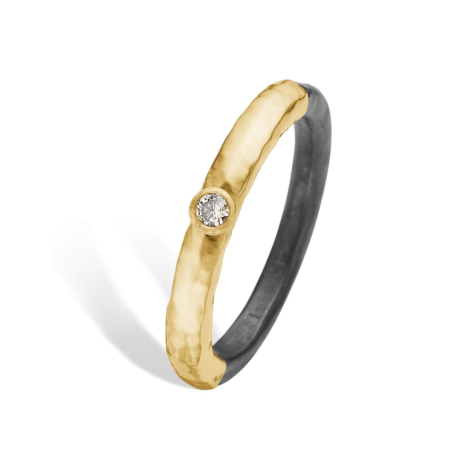 Ring Sarah-1 med brillantslebet diamant - 0,10ct