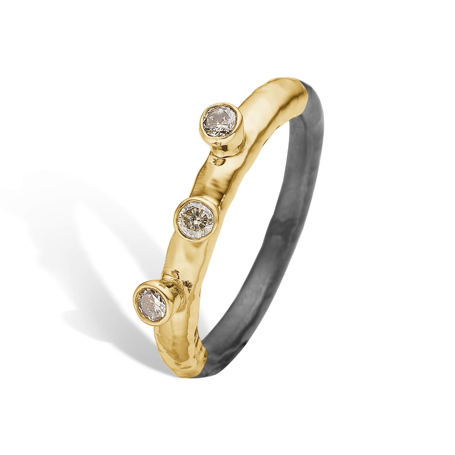 Ring Sarah-3 med 3 brillanter - Bybirdie.dk tilbud