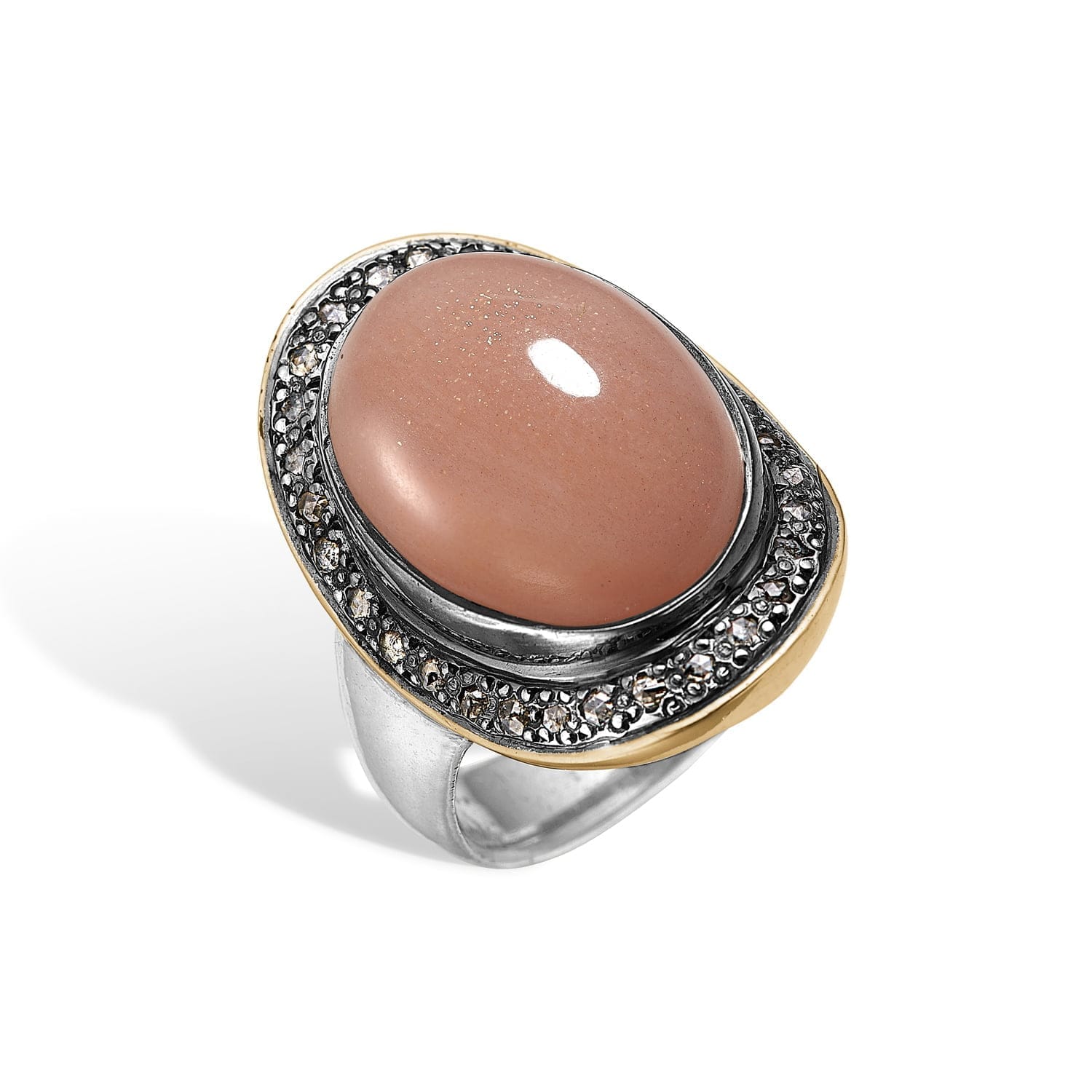 Ring Corso Boho Pink Moon med Diamanter - 52