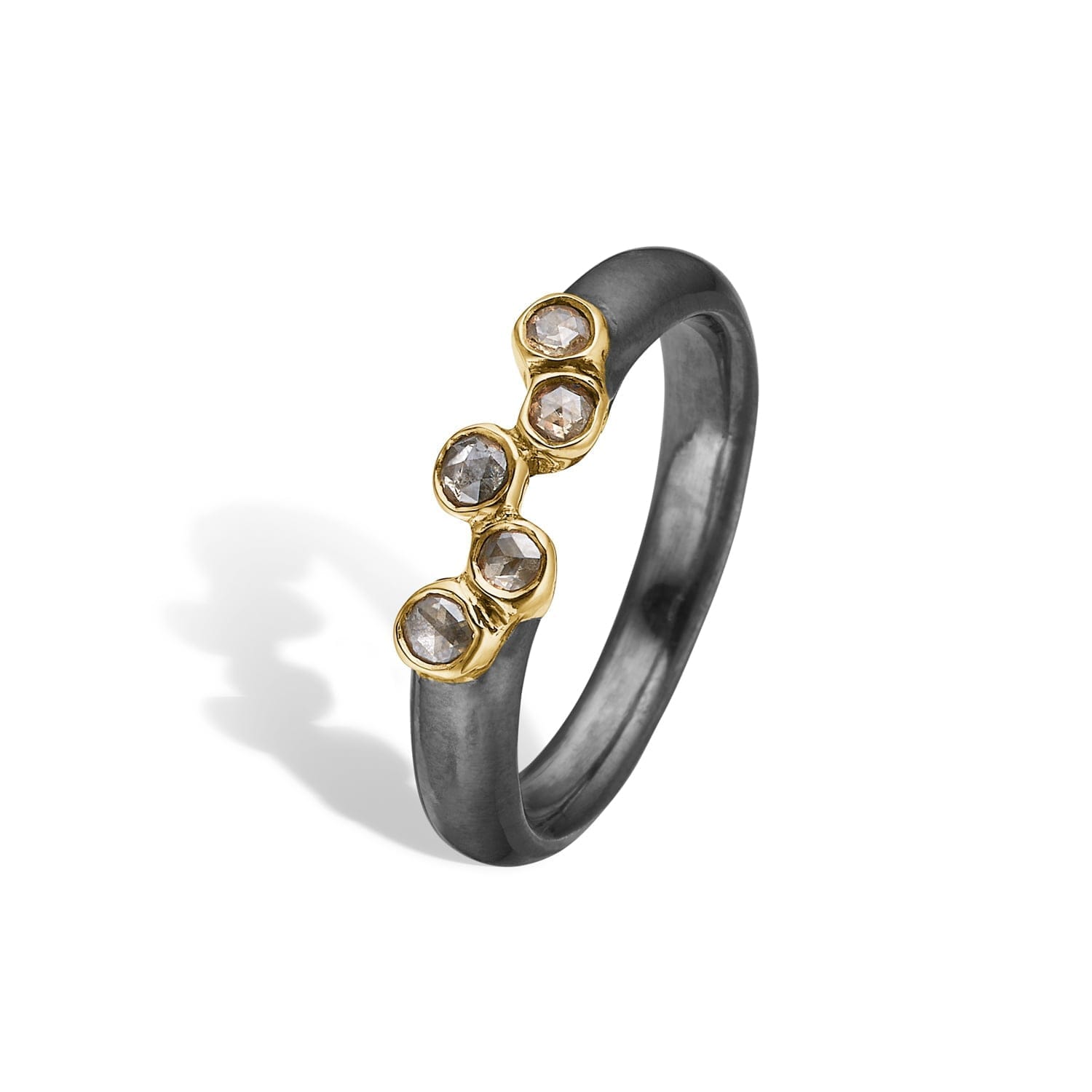 Ring Elisabeth 5 Rose - Diamantring med 5 rosenklip