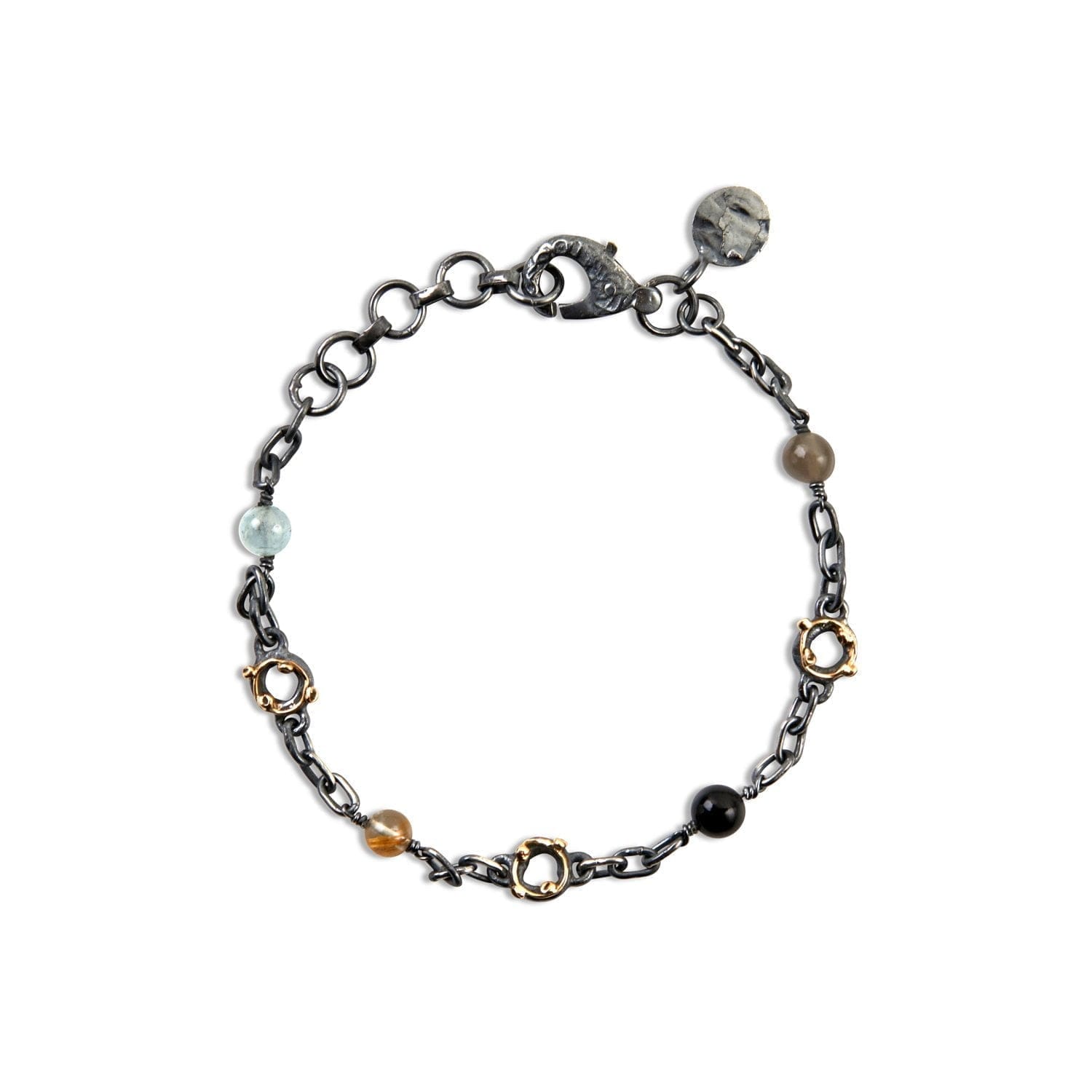 Kraftfuldt Chain Zeus Stones Mix Armbånd - Energi i Ét Design
