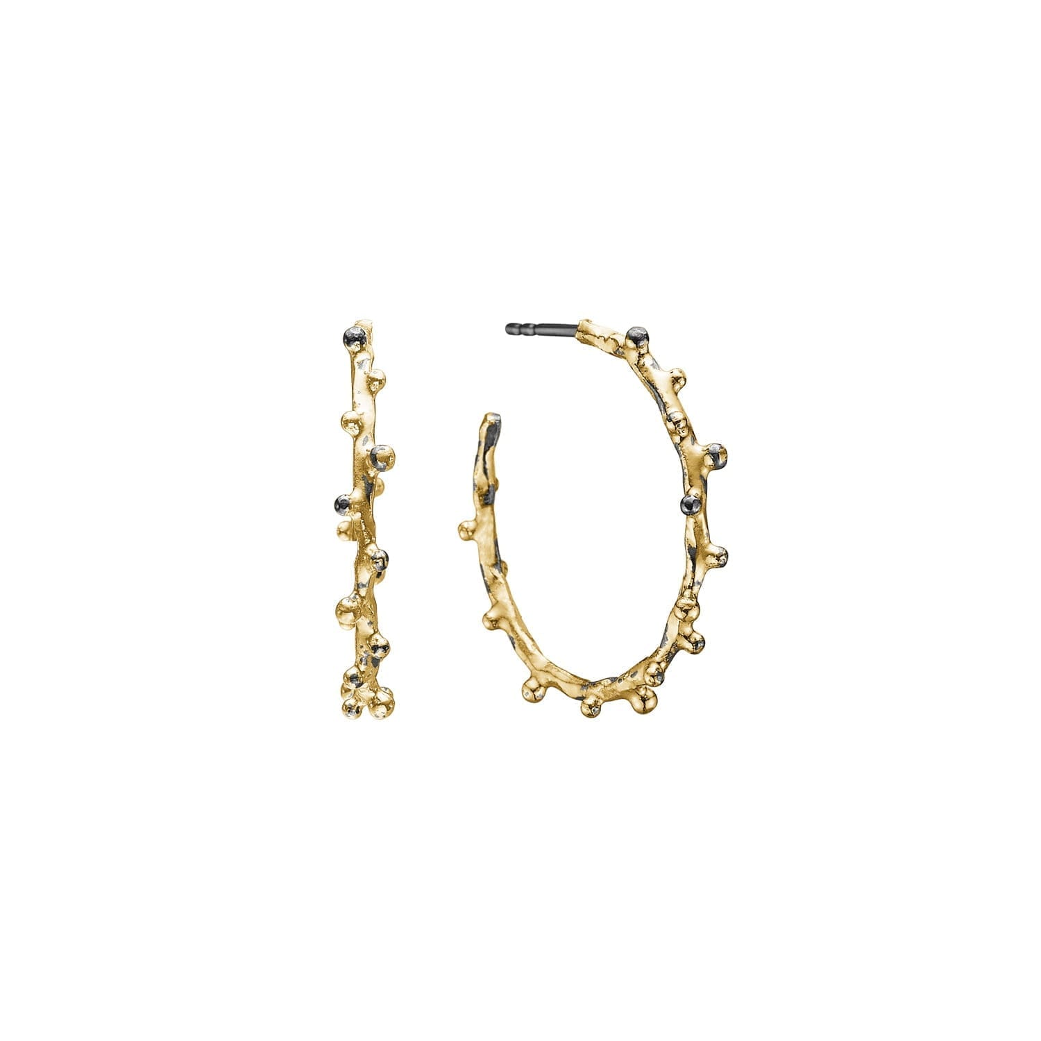 Urban Harlem Buds Guld Creoler L - Smykke Tilbud