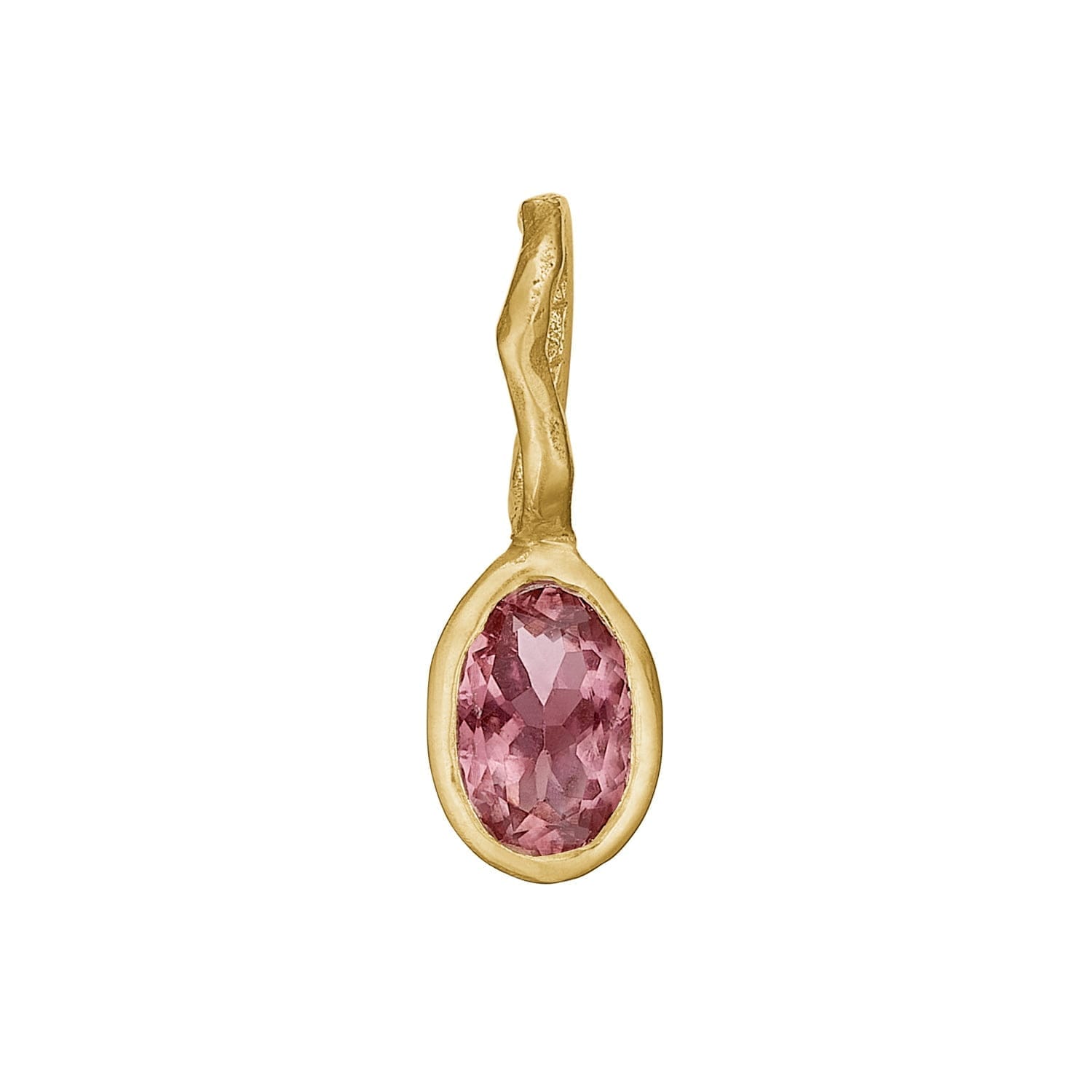 Zenith Pink Turmalin Vedhæng - Naturlig Skønhed og Elegance