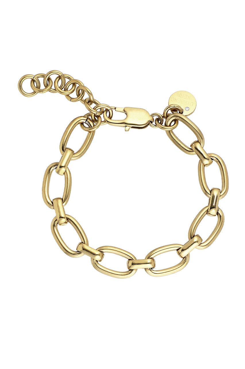 Dyrberg/Kern Jamb Armbånd i Guld - Elegant og Cool Smykke