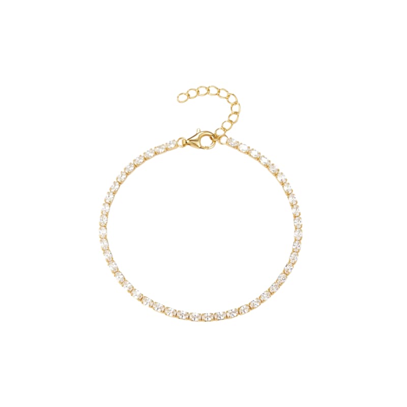 Tennis Vintage Oval - Elegant Smykkeboks med Zirkonia