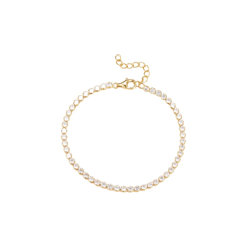 Tennis Vintage Rund Guld Smykkeboks fra Aqua Dulce