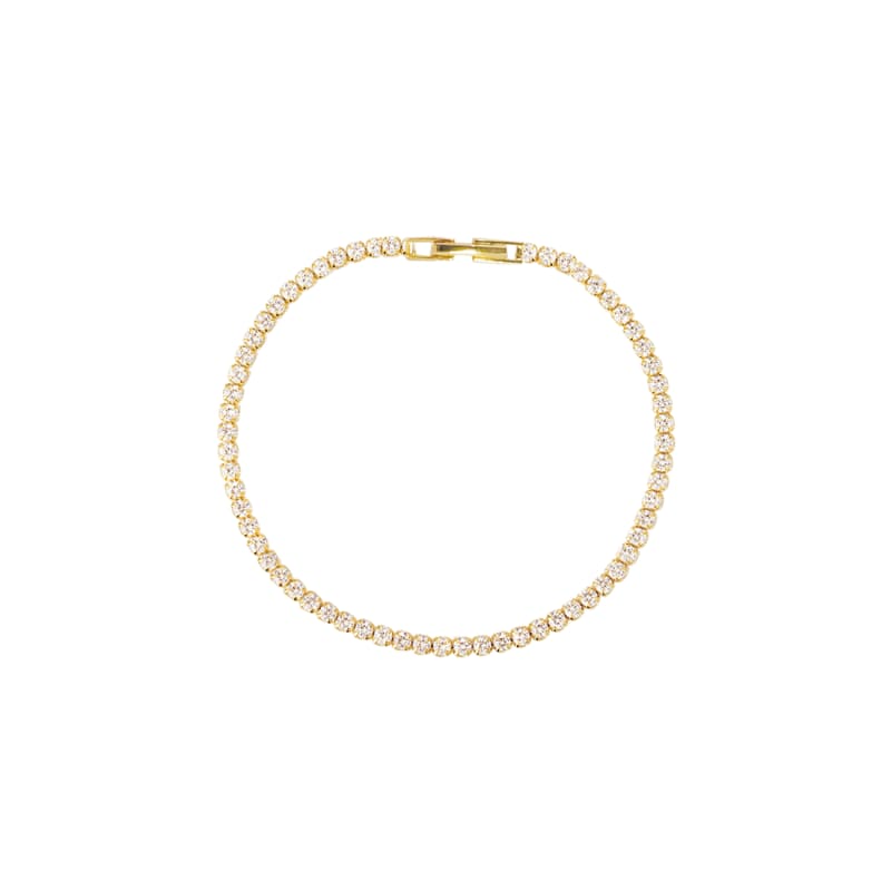 Tennisarmbånd Medium 17 Cm med CZ Sten - Nyhed!