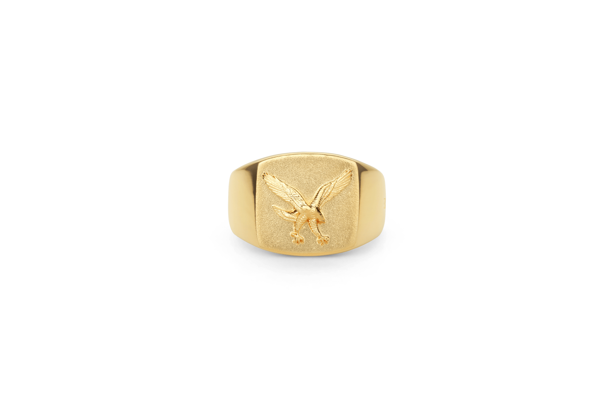 Ix Eagle Signetring i 22K genbrugsguld