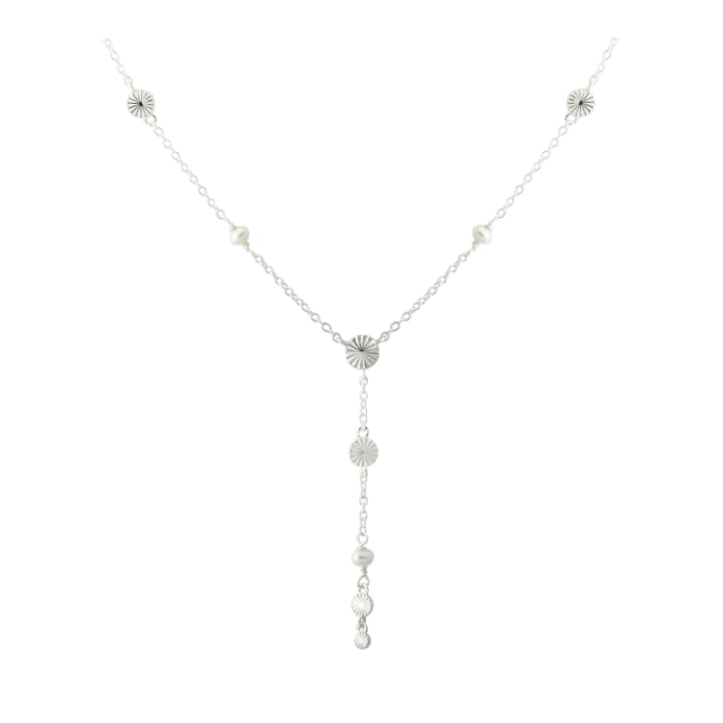 Line Necklace  Silver