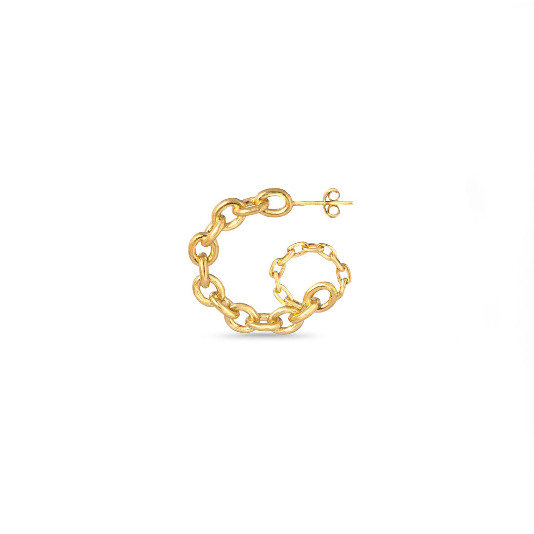 Hoop ørering - Innercircle - 18 Karat Forgyldt Sterling - Limited