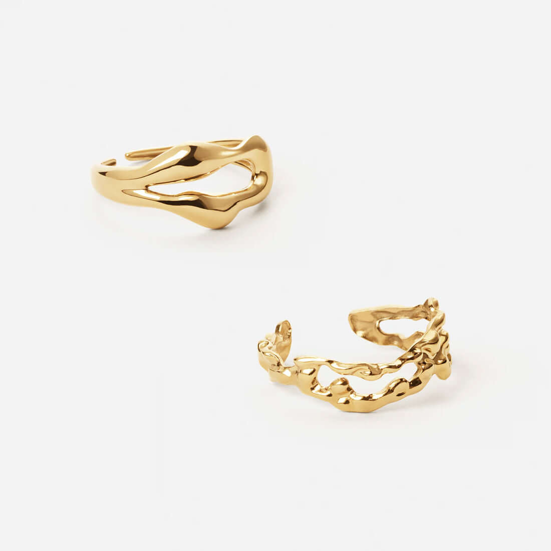 Rift  Meteor Justerbar Ring 18k Guldbelagt