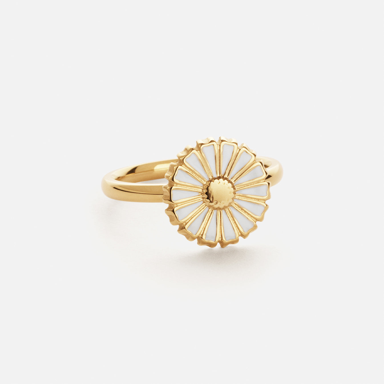 Marguerit Ring 18k Guldbelagt