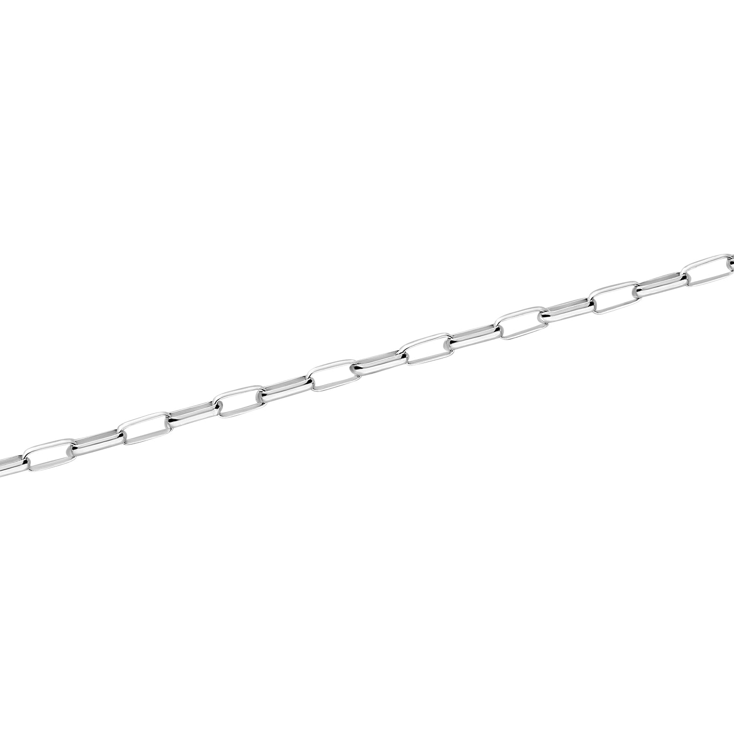 Elongated Oval Rolo Chain