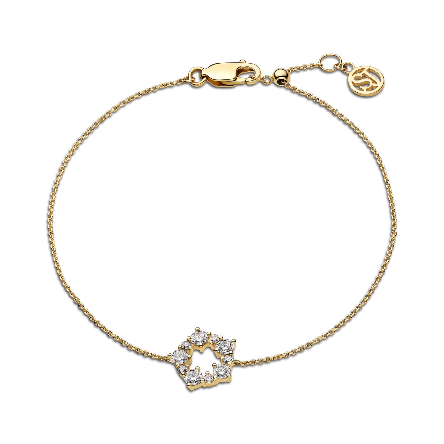Armbånd Brina - 14 Kt Guld El Hvidguld 052 Ct Tw G-h Vs Lab-grown Diamanter
