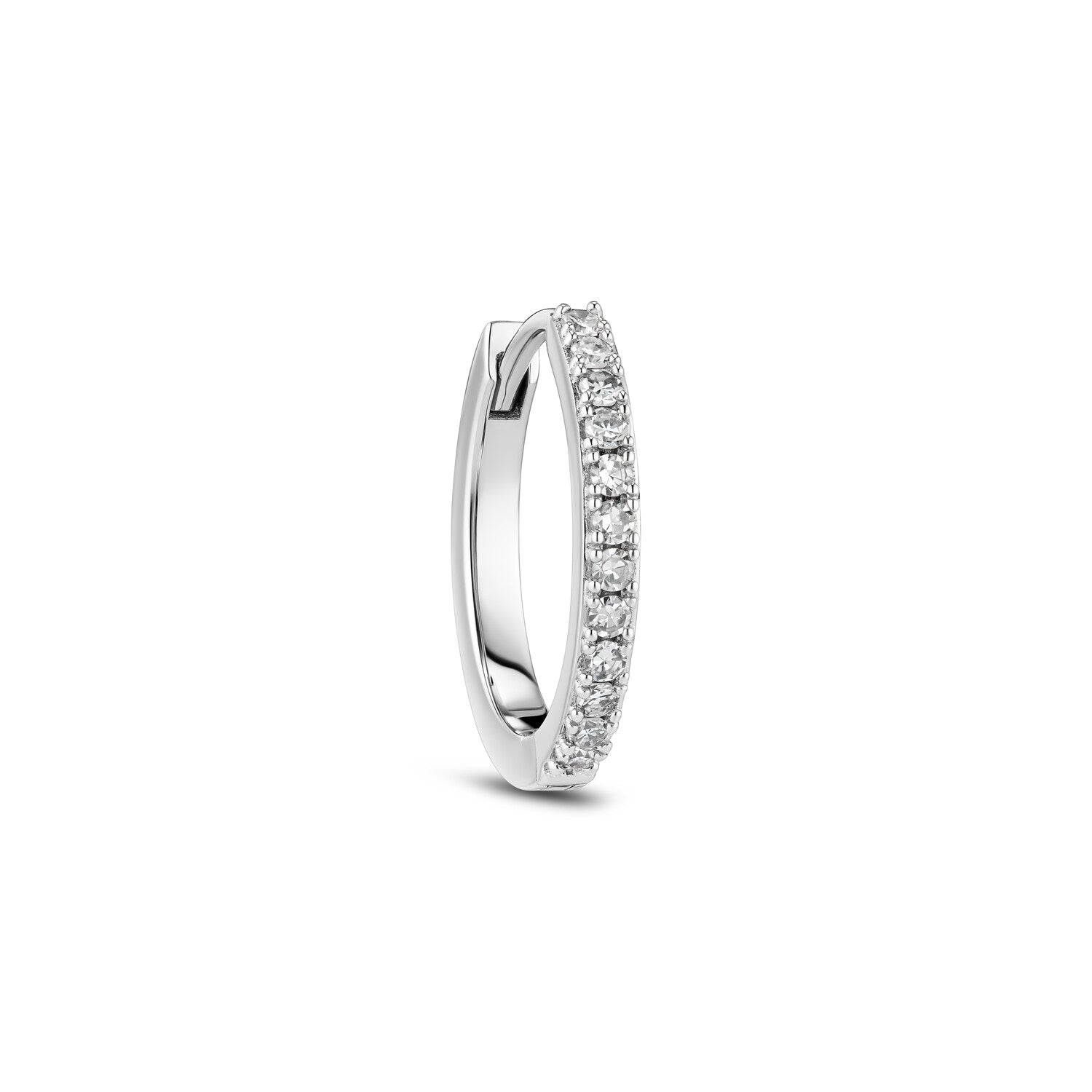 ørering Alba Single - 14 Kt Guld El Hvidguld 009-023 Ct Tw G-h Vs Lab-grown Diamanter