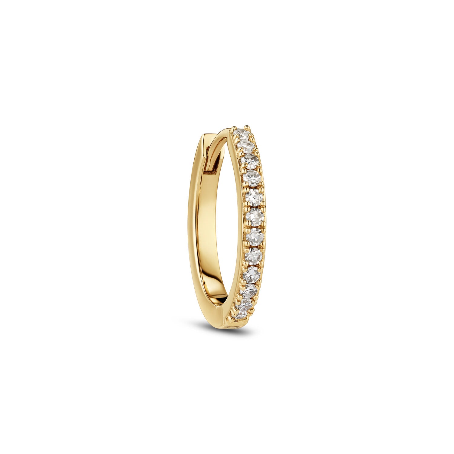 ørering Alba Single - 14 Kt Guld El Hvidguld 009-023 Ct Tw G-h Vs Lab-grown Diamanter