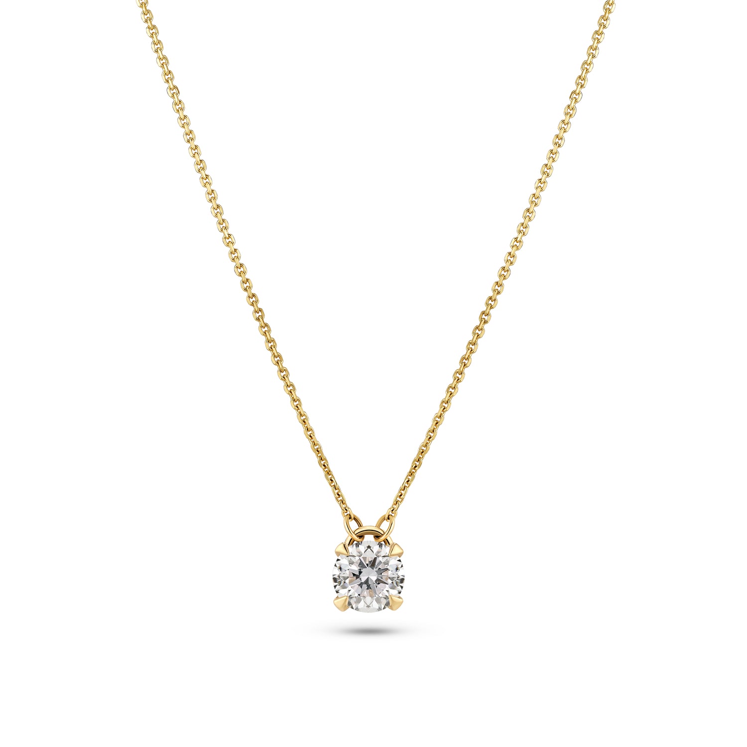Halskæde Venice - 14 Kt Guld El Hvidguld 050-200 Ct Tw G-h Vs Lab-grown Diamant