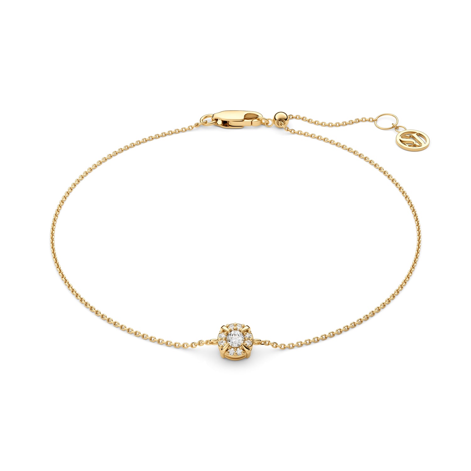 Armbånd Rome - 14 Kt Guld El Hvidguld 009 Ct Tw G-h Vs Lab-grown Diamanter