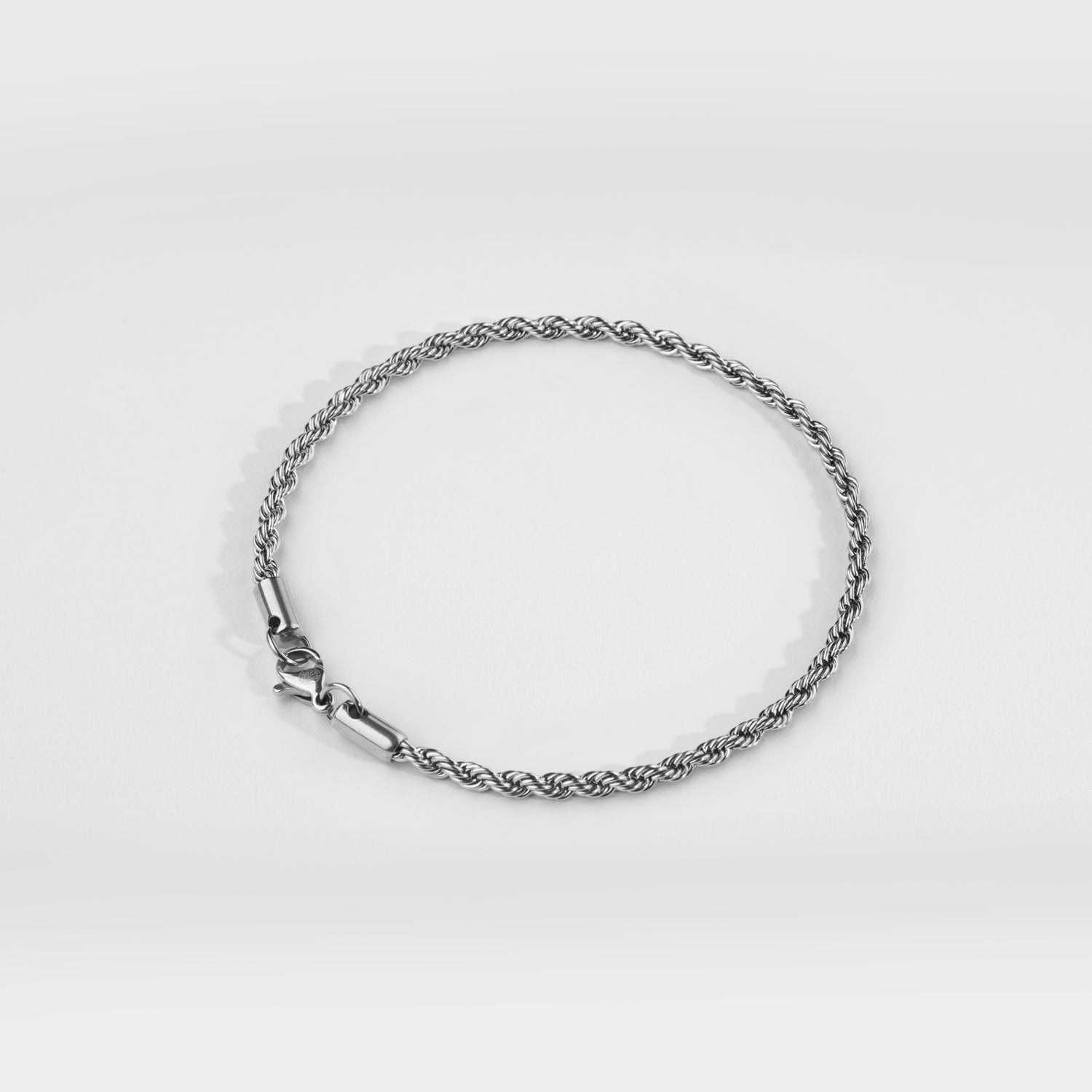 Rope Armbånd - Sølvtonet - Herre - Northern Legacy