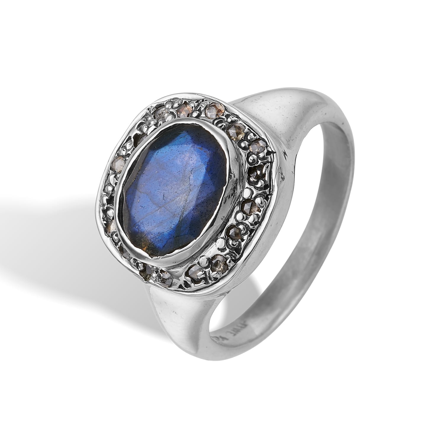 Frida Signet Pav? Labradorite - 52