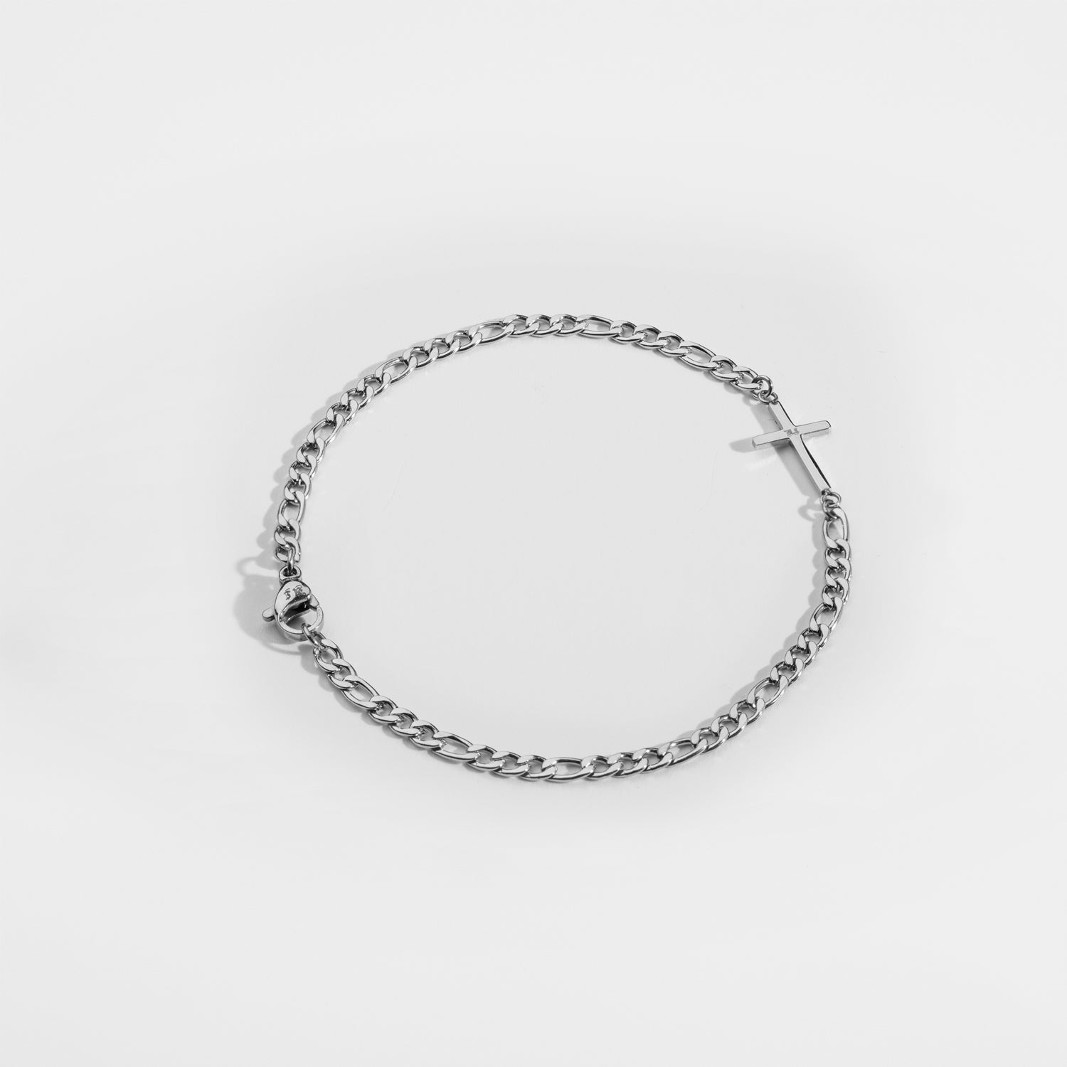 Antique Cross Armbånd - Sølvtonet - Xs - 178 Cm - Herre - Northern Legacy